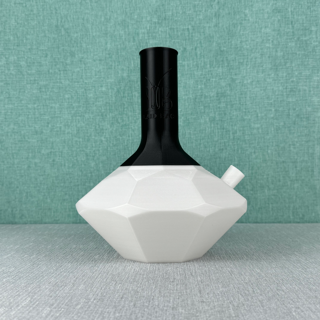 Blue Night Diamond Bong - Im dunkeln blau leuchtende Bong