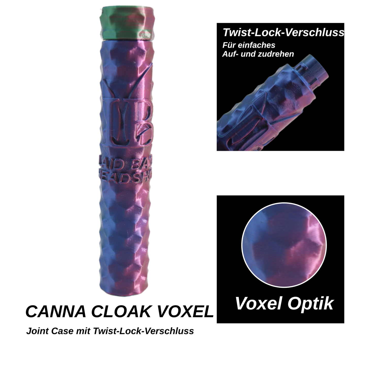 CannaCloak Voxel - Joint Case mit Drehverschluss