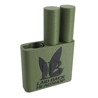 Clip & Puff -  Double Joint Case mit Halterung für Clipper Feuerzeuge - Laid Back Headshop