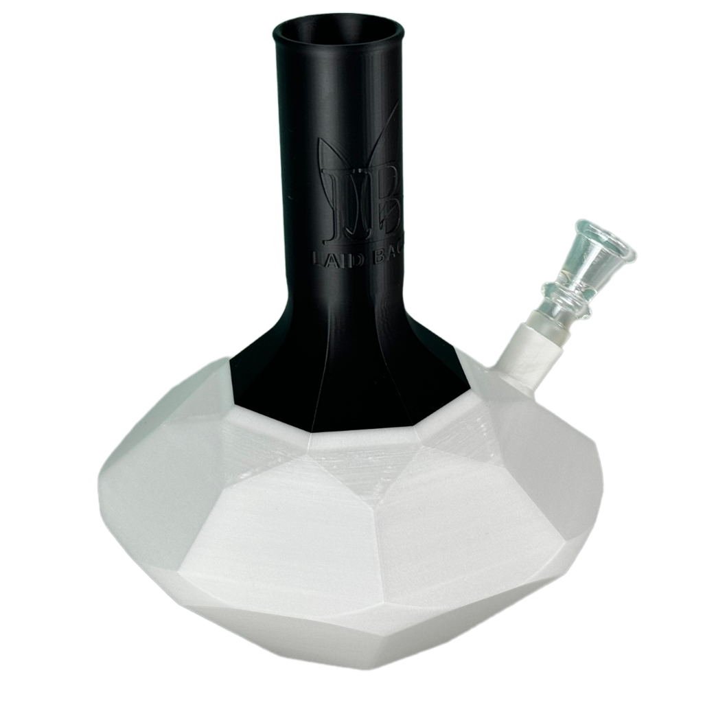 Blue Night Diamond Bong - Im dunkeln blau leuchtende Bong