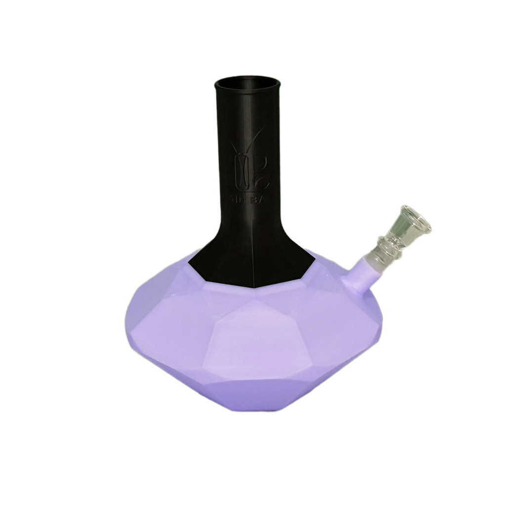 Blue Night Diamond Bong - Im dunkeln blau leuchtende Bong