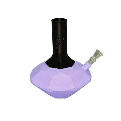 Blue Night Diamond Bong - Im dunkeln blau leuchtende Bong